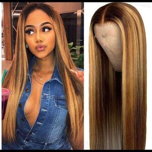 Front lace ombré wig 130 density
